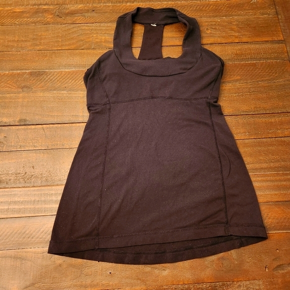 Lululemon Athletica Black Tank Top Size 2 - Picture 2 of 2